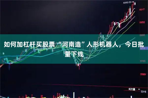 如何加杠杆买股票 “河南造”人形机器人,今日批量下线
